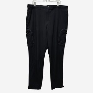 Under Armour Black Cargo Pants Mens XXL Water Resistant Gorpcore Outdoor Hiking